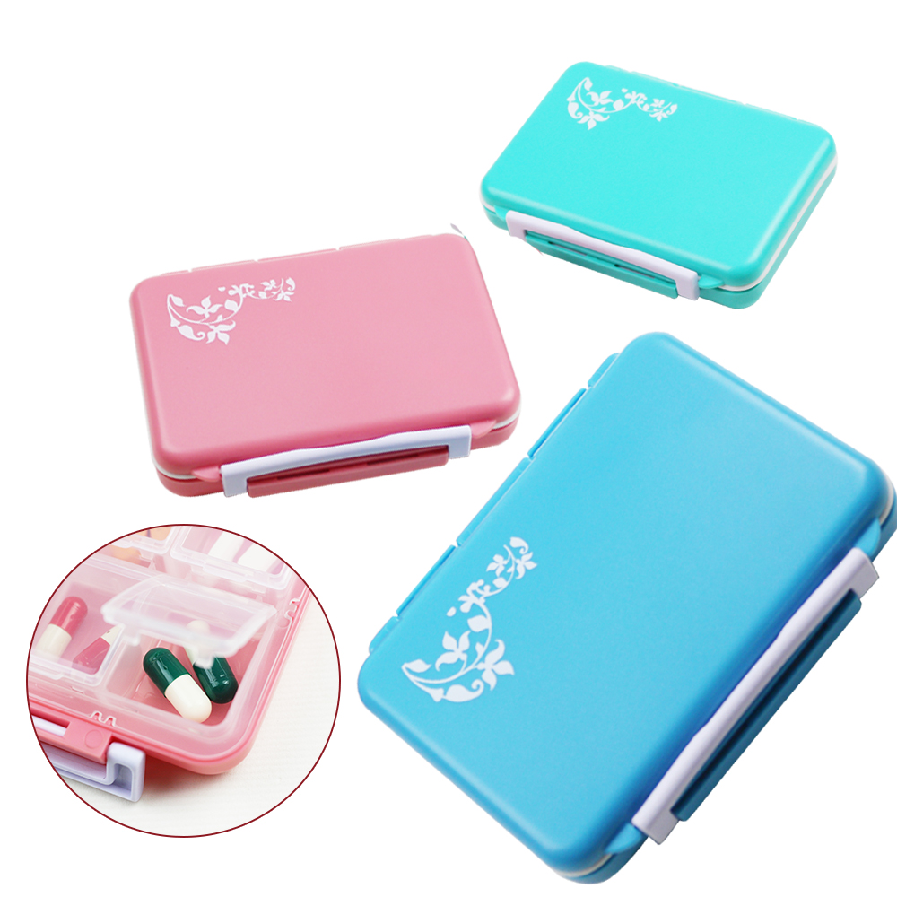 GS MALL 8格可拆式防潮保健藥盒 藥盒 收納藥盒 防潮藥盒 保健藥盒 隨身藥盒  8格藥盒 可拆式藥盒, , large