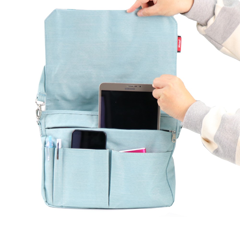 【Niche 樂奇】旅行休閒包 郵差包 信封包 男女側背小包 斜肩背包 (中) NCL-5319, , large