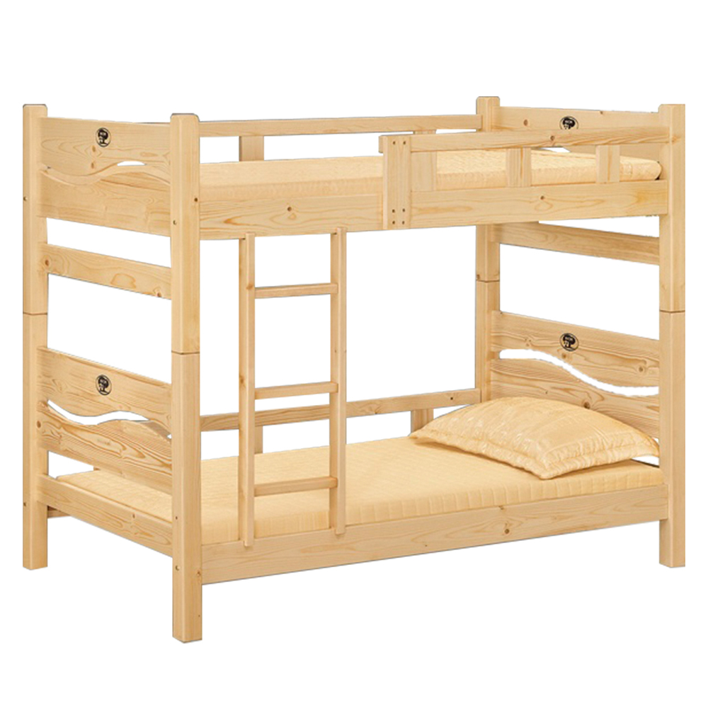 【唯熙傢俱】米亞松木3.5尺雙層床, , large