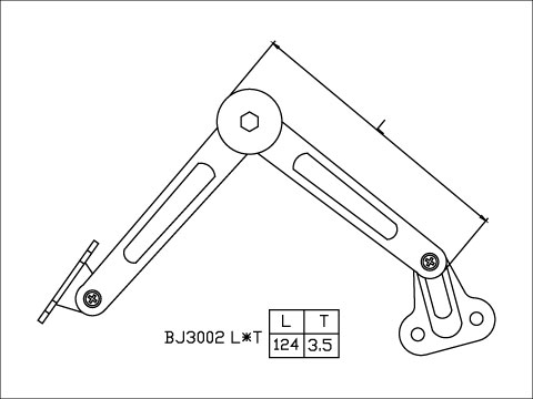 BRAKING ARM, 3-5KGF PER SQ.CM, , large