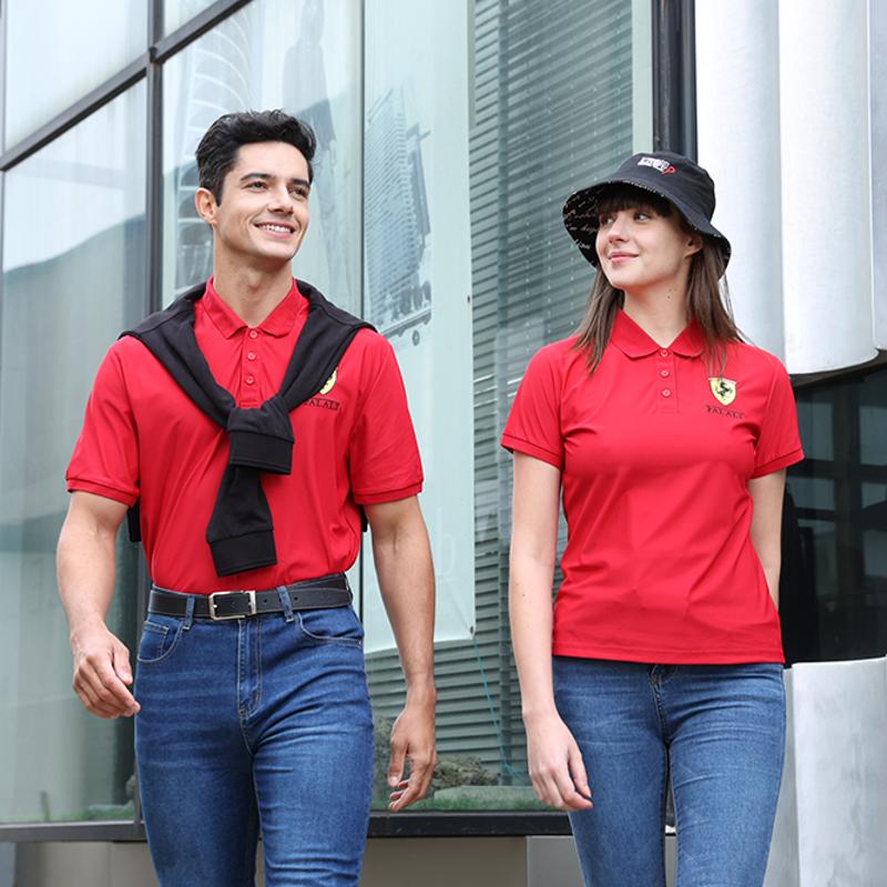 【FALALI】短袖冰感POLO衫-女(紅), , large