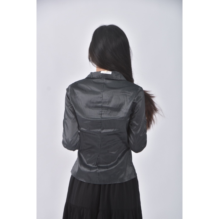 (S) naracamicie黑色長袖上衣二手衣, , large