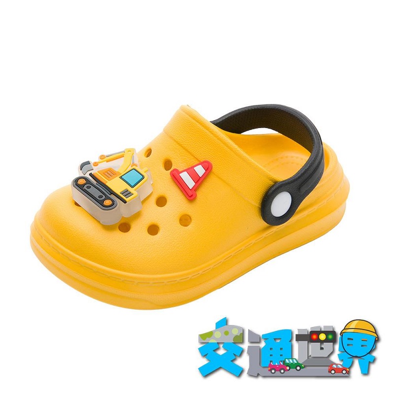 工程車電燈園丁鞋-黃17