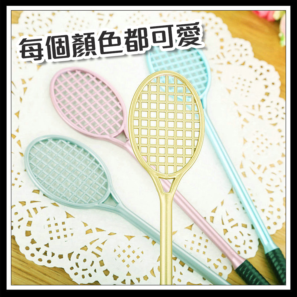 寫字也要療癒【羽毛球拍造型筆】羽球筆 萌趣 辦公室必備 婚禮小物 廣宣品 隨機出貨不挑顏色 黑色筆芯 學生 原子筆 喜宴, , large