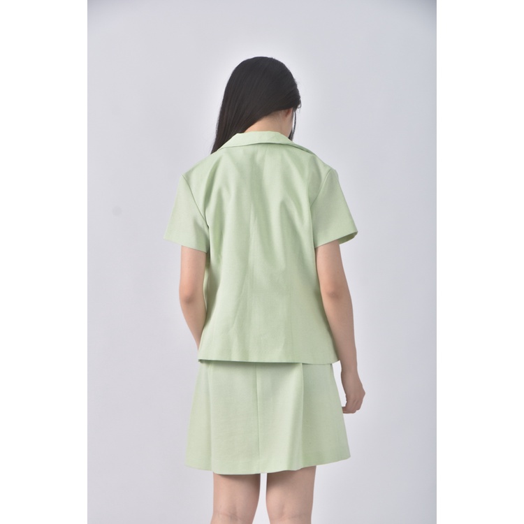 (S) t parts plus質感兩件式綠色綁帶洋裝二手衣, , large