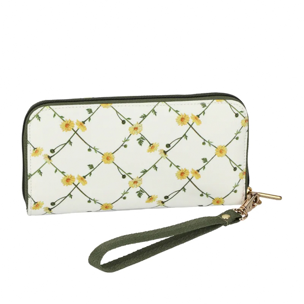 |快速出貨|Lesportsac Tech Wallet Wristlet 腕帶錢包 手拿包 送禮-淡雅雛菊, , large