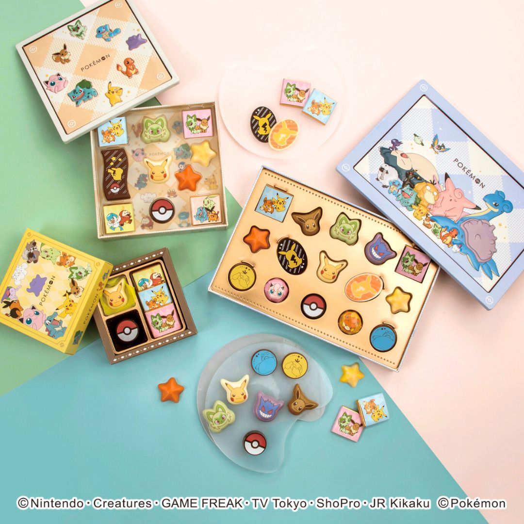 【Shofuuya】Valentine&rsquo;s Day Limited Pok&eacute;mon Shaped Chocolate Gift Box (5 pcs), , large