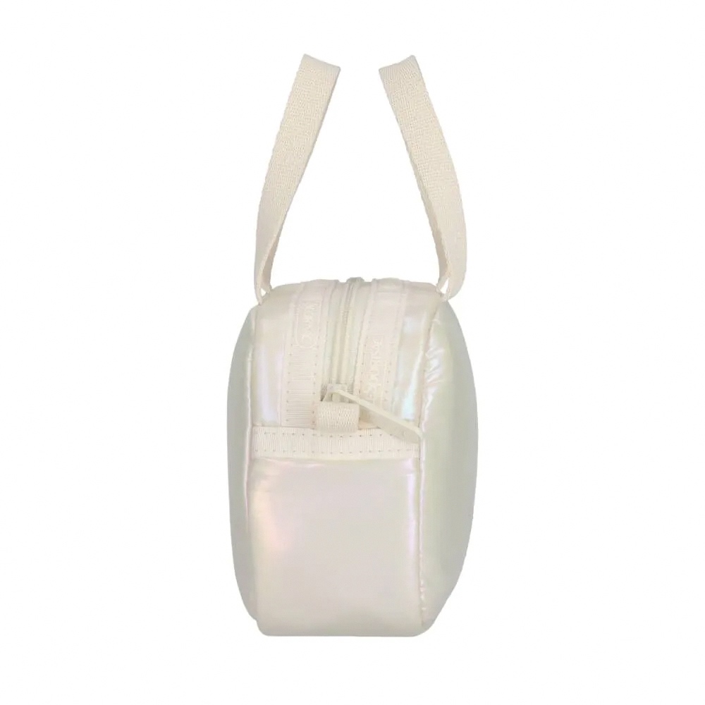 Lesportsac 珍珠奶油色手提化妝包 收納包 盥洗包 送禮 禮物(漸層光影), , large