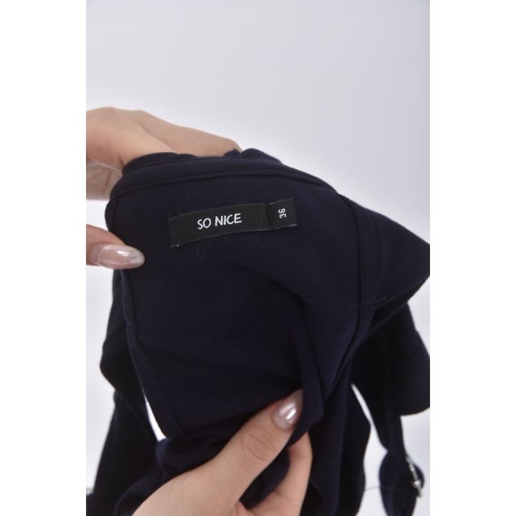 (S) so nice吊帶連帽藍色洋裝二手衣, , large