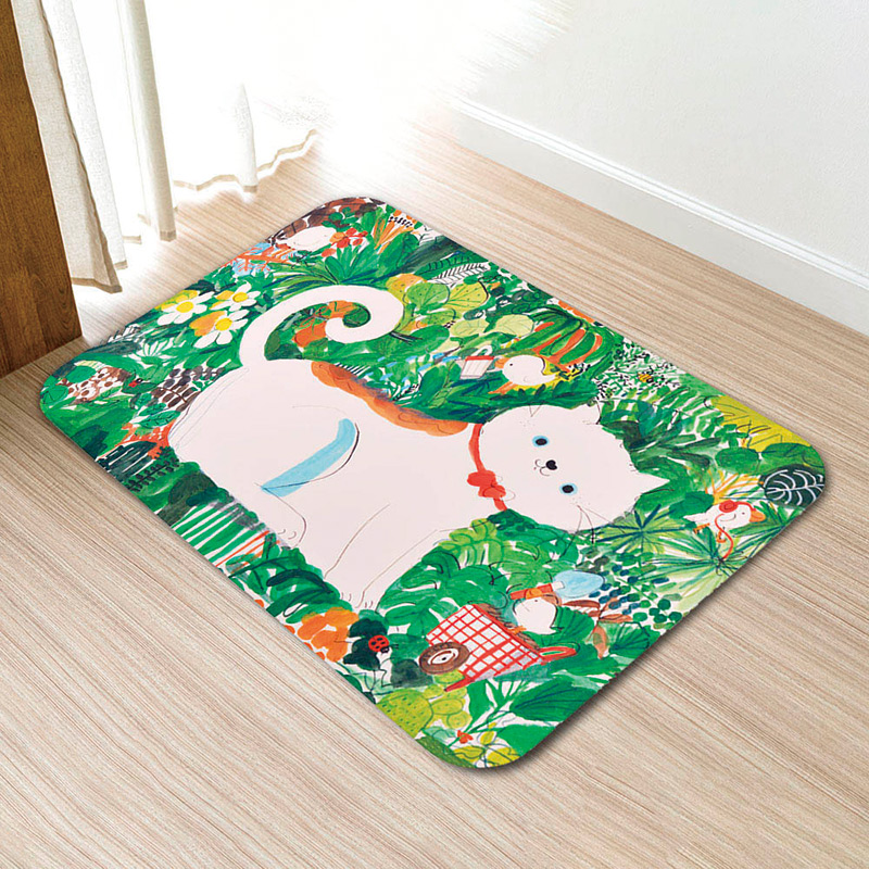 【Monster】 Soft Diatomaceous Earth Absorbent Mat &ndash; Wu Hsin-Chih Collection (60x40cm) &ndash; Kitty Garden, , large