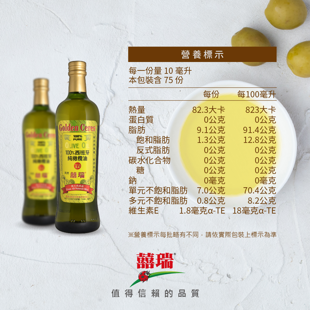 【囍瑞】買6送6-純級橄欖油750ml, , large