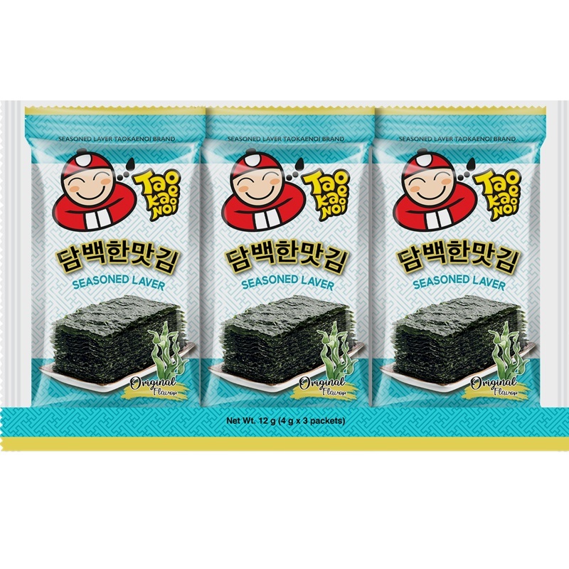 小老板韓式海苔(原味)4g*3, , large