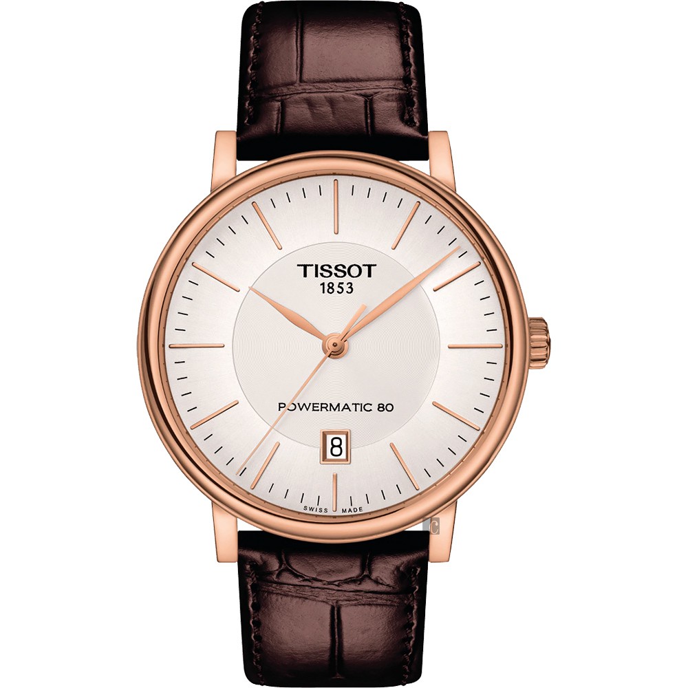 TISSOT天梭 Carson 經典機械錶-40mm T1224073603100, , large