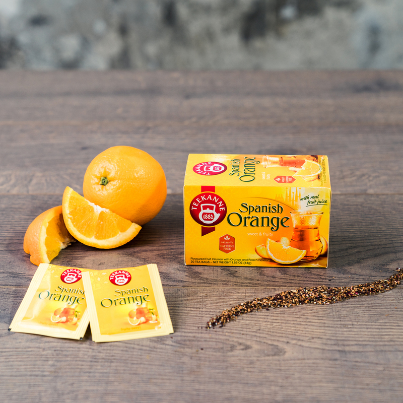 【TEEKANNE 恬康樂】Spanish Orange 香橙蜜桃水果茶 (2.2g x 20包/ 盒)｜無咖啡因, , large
