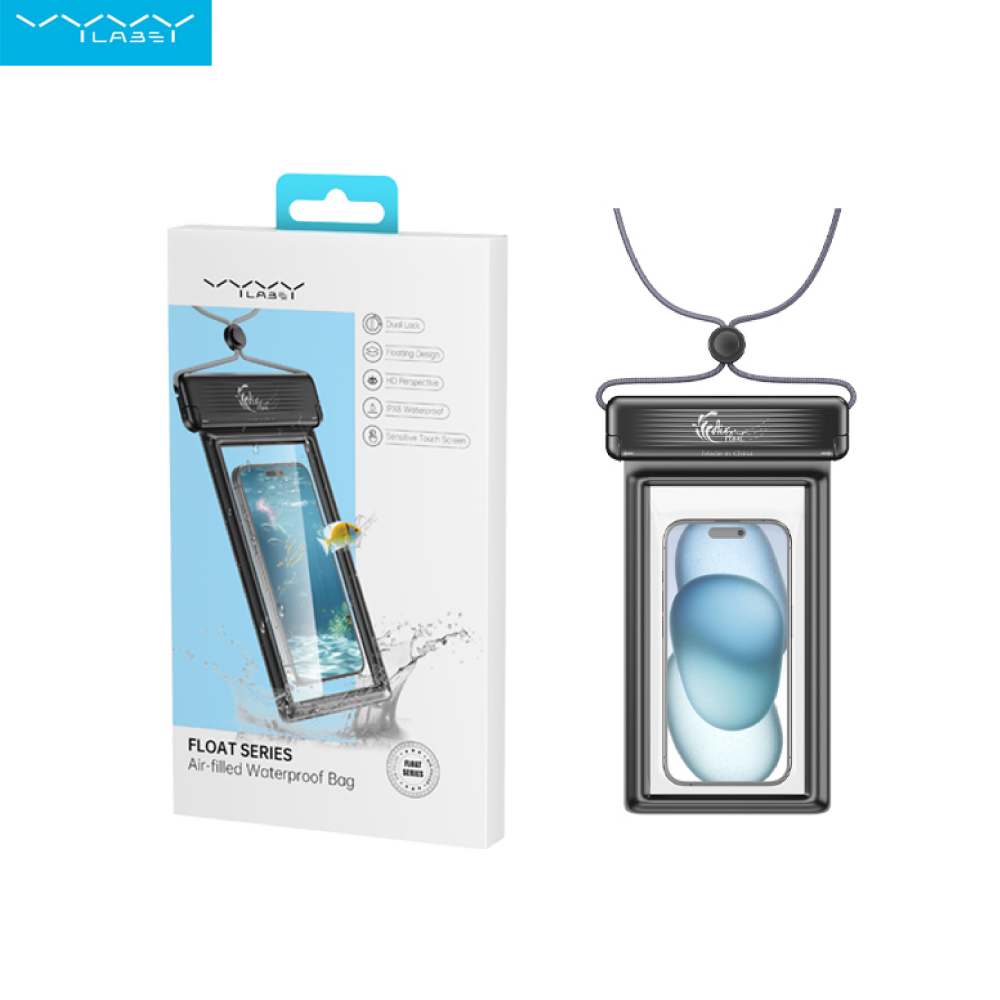 【Vyvylabs】FLOAT SERIES Air-filled Waterproof Bag(Gray), , large
