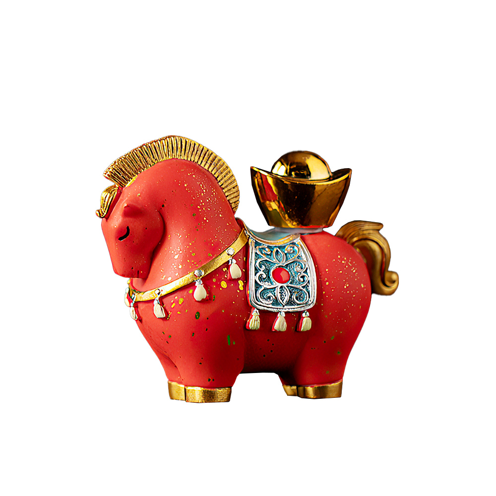 red-horse-ornament, , large