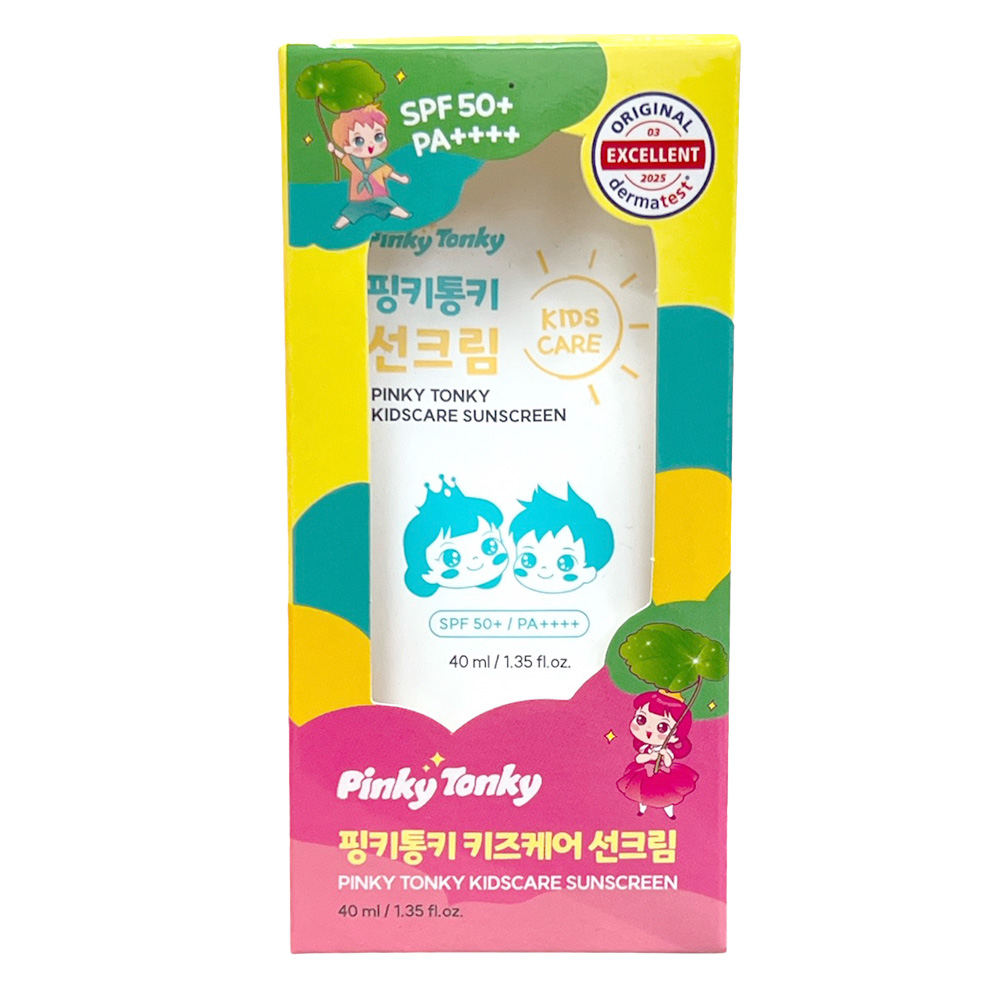 【韓國 Pinky Tonky】兒童防曬乳 40ml SPF 50++++, , large