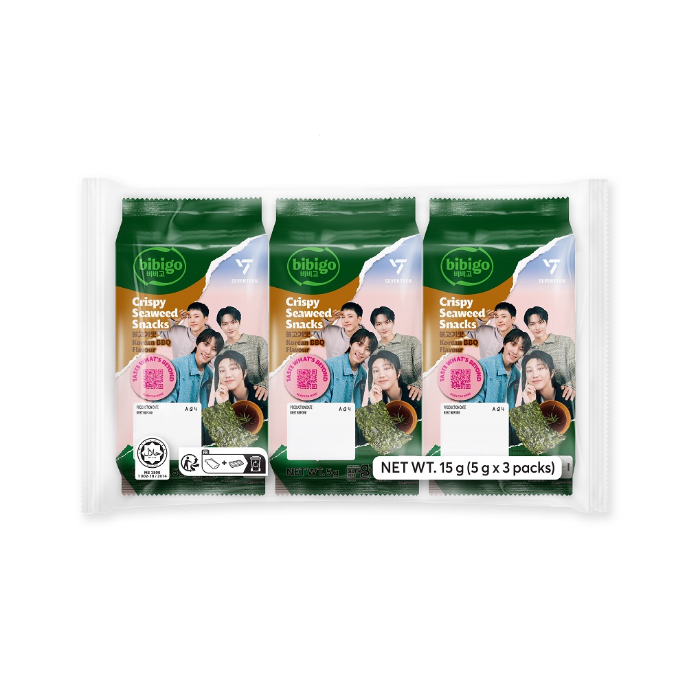 bibigoSEVENTEEN Seaweed BBQ Flavor, , large