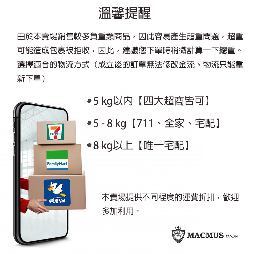 【MACMUS】麥可士運動用品賣場運費補貼專用賣場｜運費補貼使用無販售任何商品, , large