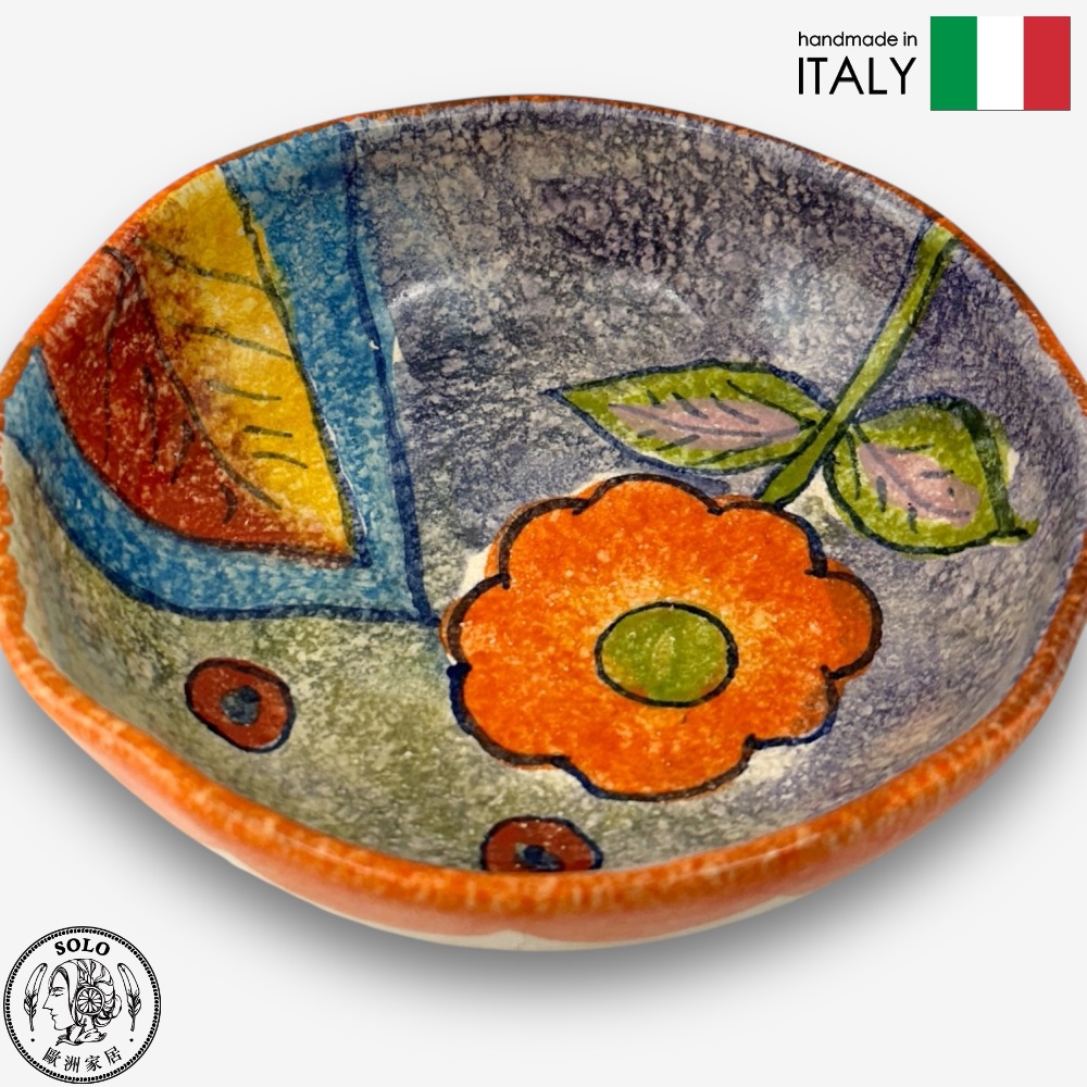 【SOLO歐洲家居】Modigliani 義大利製手工陶 14cm 淺碗 RA羅馬之愛系列, , large
