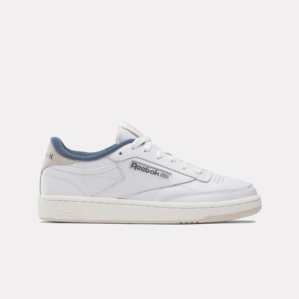 Kixpress-Reebok Club C 85 男女 休閒鞋 運動 經典 復古 皮革 簡約 百搭 舒適 白灰藍 [100033086], , large