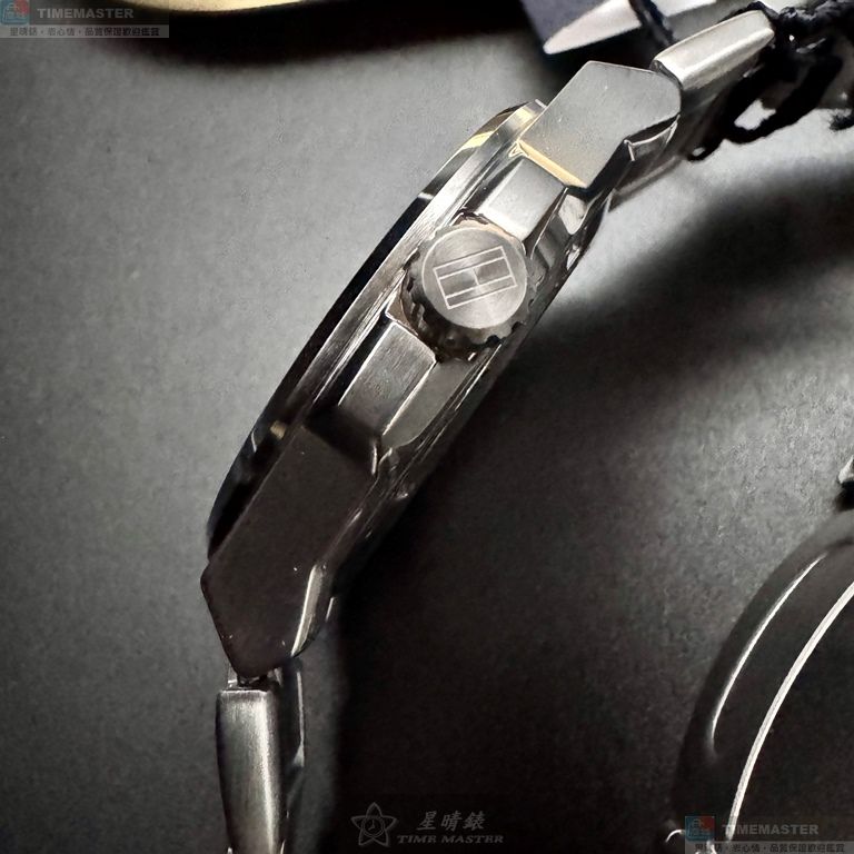 [星晴錶業]TommyHilfiger手錶,44mm,TH00072寶藍色錶面銀錶殼銀色精鋼錶帶款, , large