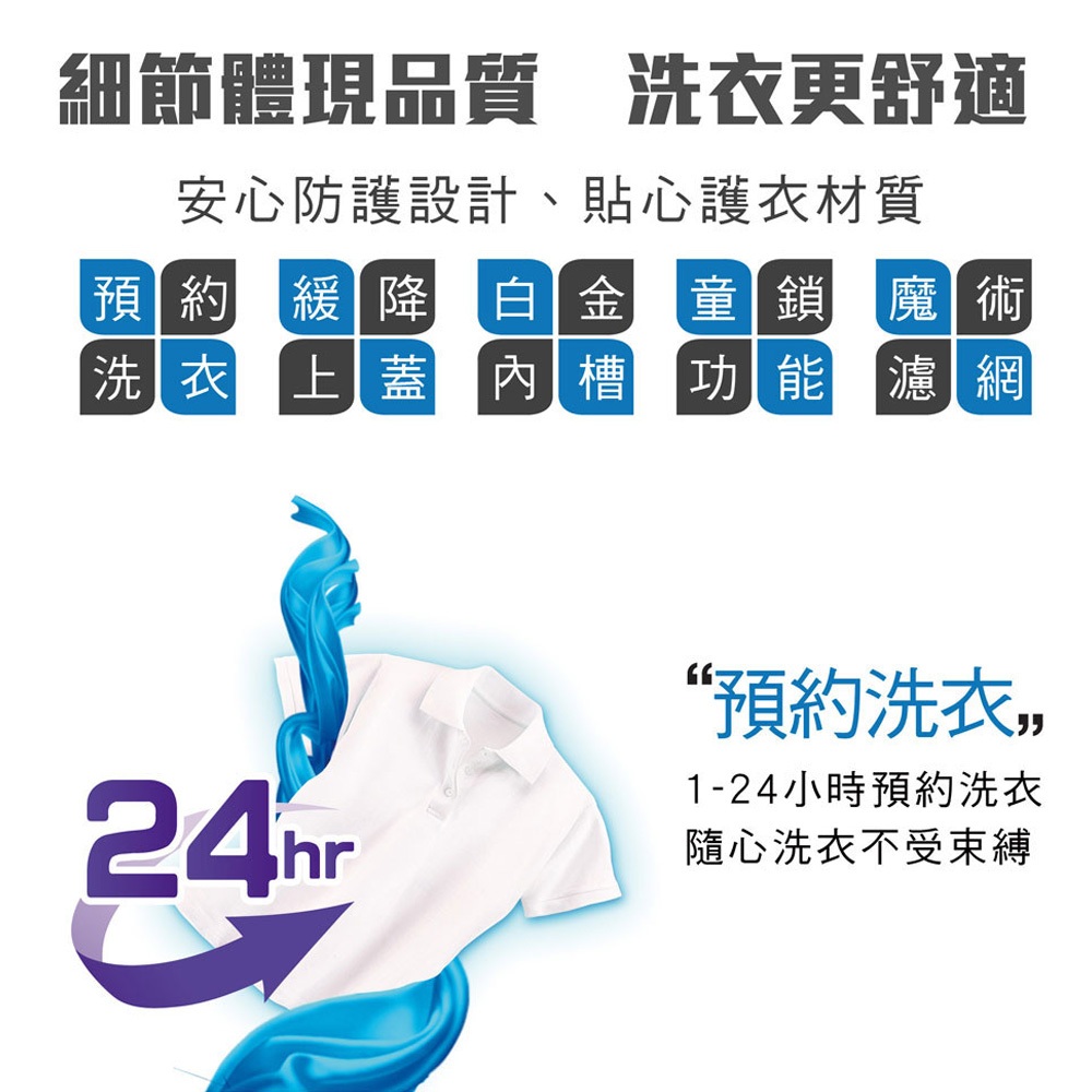 HERAN 14kg Aurora Titanium Strong Series Fully Automatic Washing Machine HWM-1433, , large