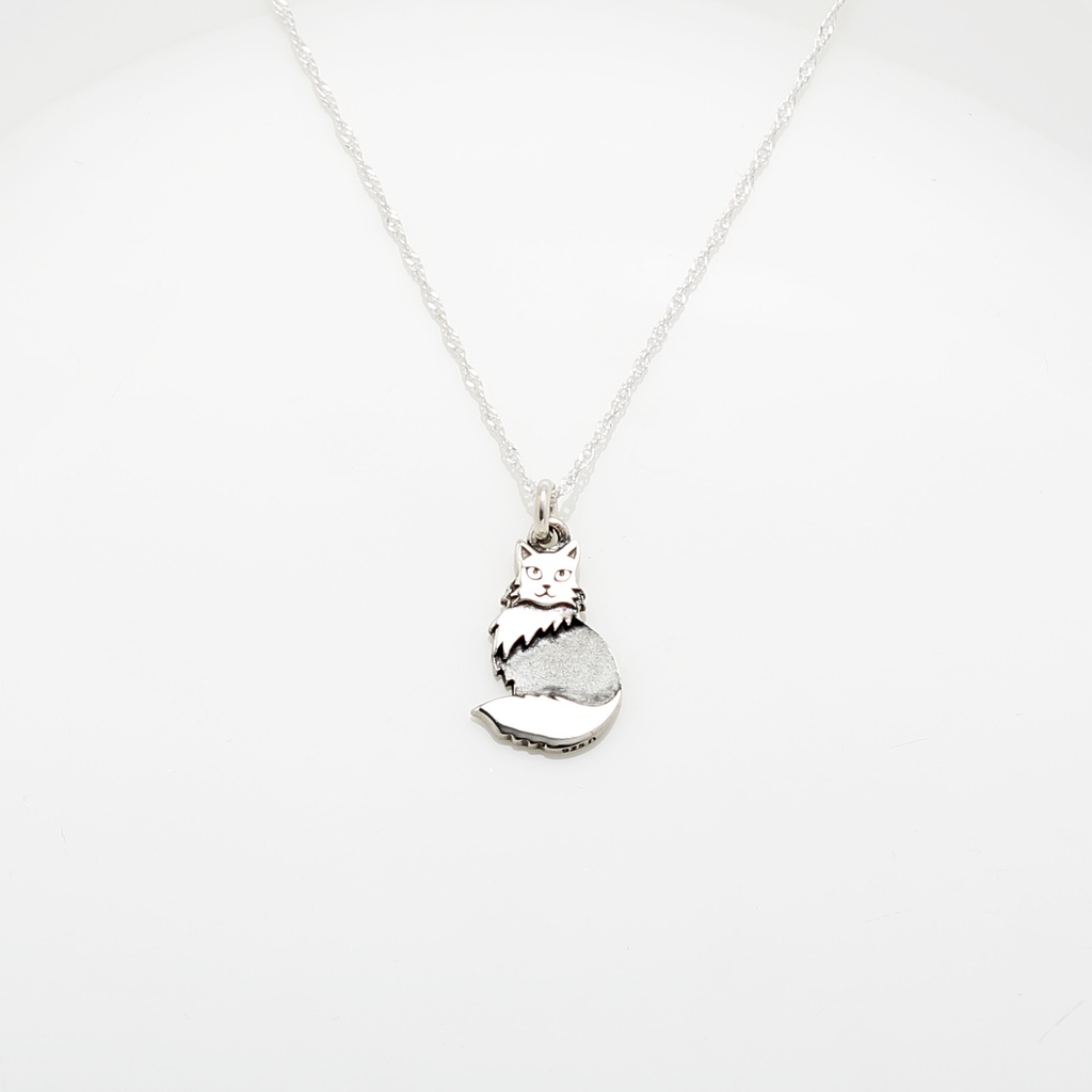 【Angel & Me】優雅 波斯貓 Cat s925 純銀 項鍊 生日 情人節 聖誕節 禮物 送禮, , large