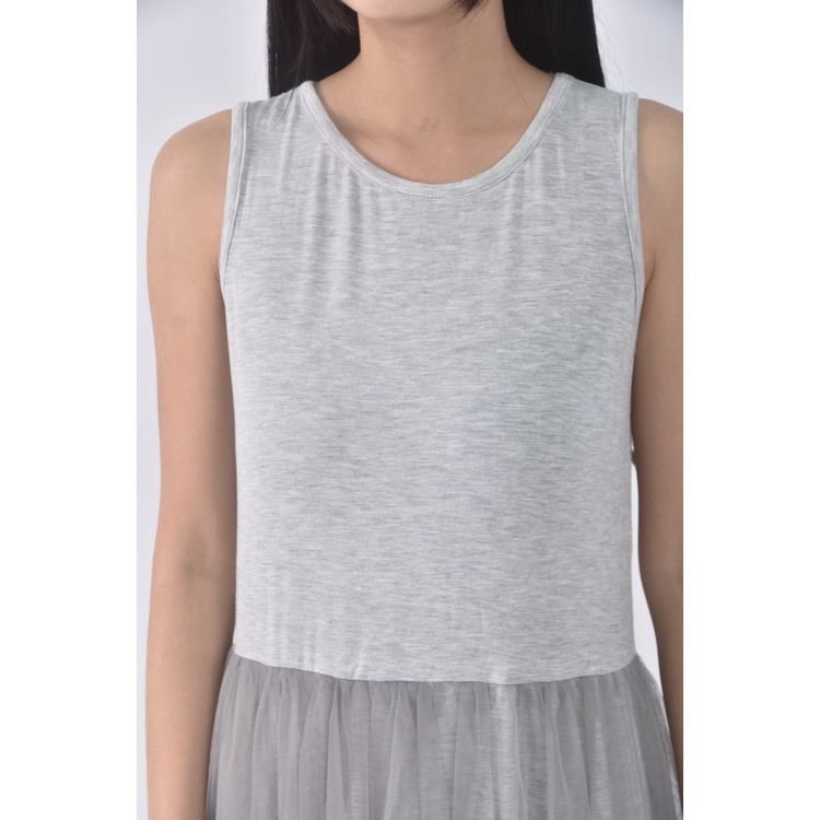 (S) miustar休閒灰色洋裝二手衣, , large