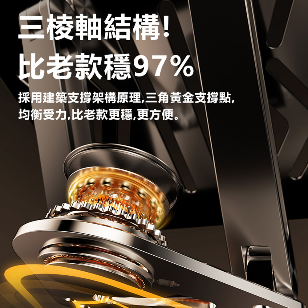 Rtako銳塔克 LQ RS-CP84S 三層360&deg;三維聯動旋轉筆電支架, , large