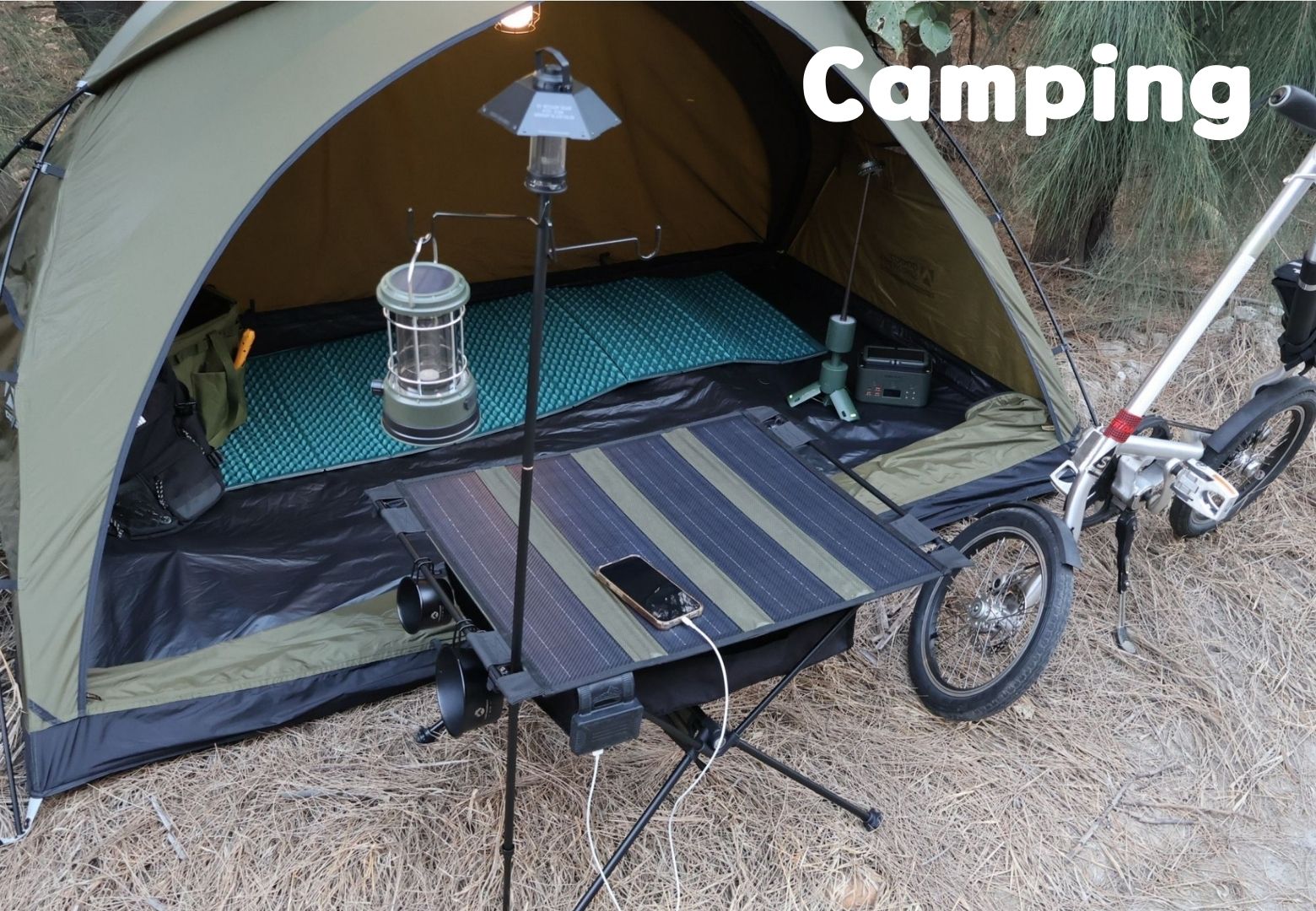 【emirai】45W太陽能充電戰術桌 二代EMRS45T !! 能充電的戶外戰術桌！雙重使用設計, , large