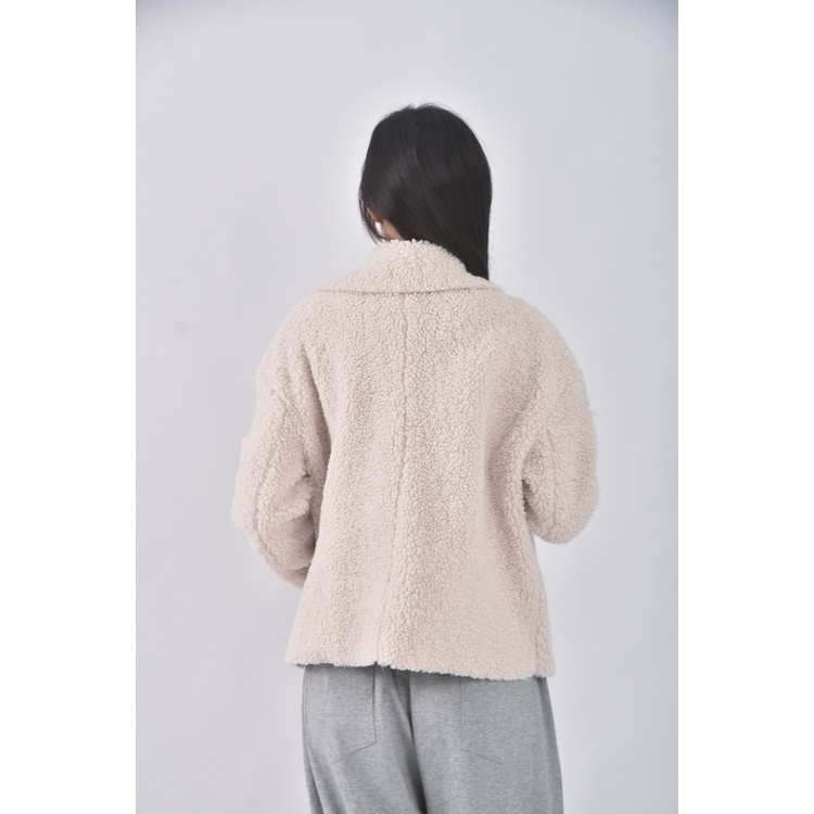 (XL) pazzo毛毛白色外套二手衣, , large