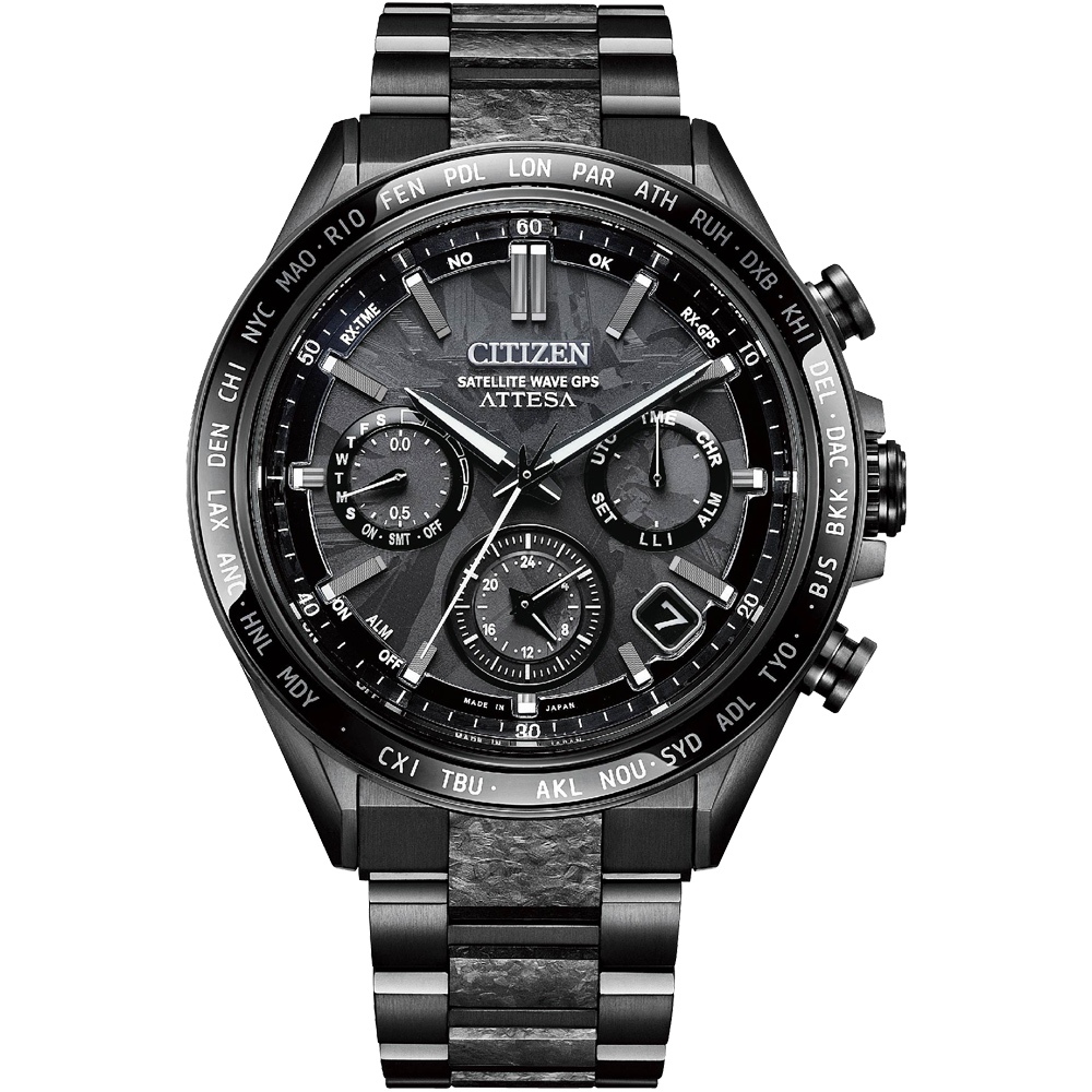CITIZEN 星辰 HAKUTO-R限定款 限量 鈦 GPS衛星對時光動計時手錶 CC4067-66E
