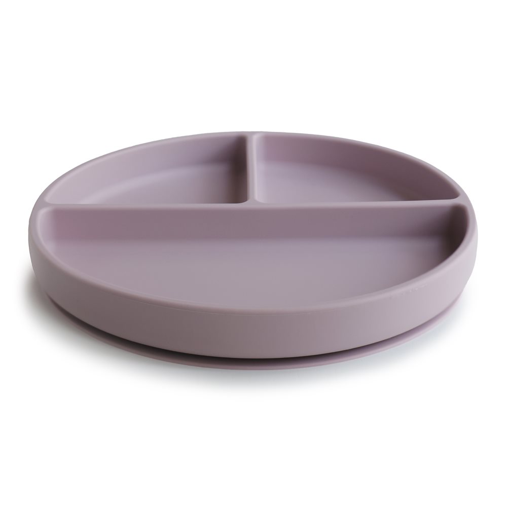 Mushie Silicone Suction Plate - Soft Lilac, , large