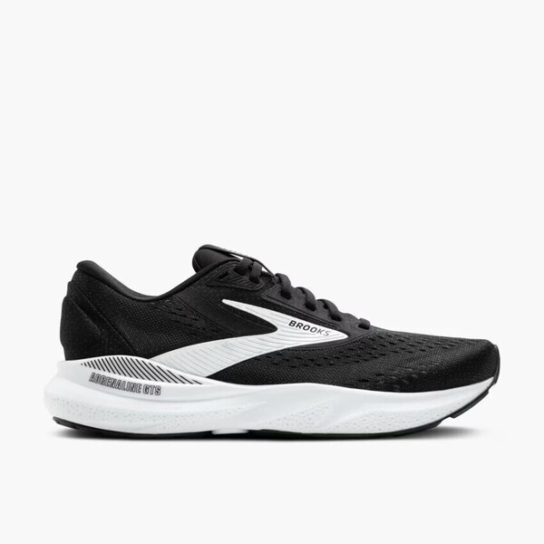 Brooks Adrenaline Gts 24 男 慢跑鞋 運動鞋 寬楦 避震 緩衝 黑白 [1104372E087], , large