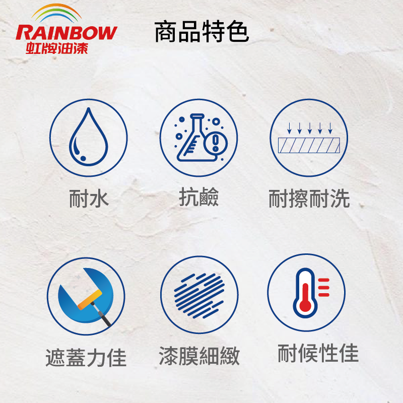 〔虹牌〕406壓克力有光水泥漆36銀灰, , large