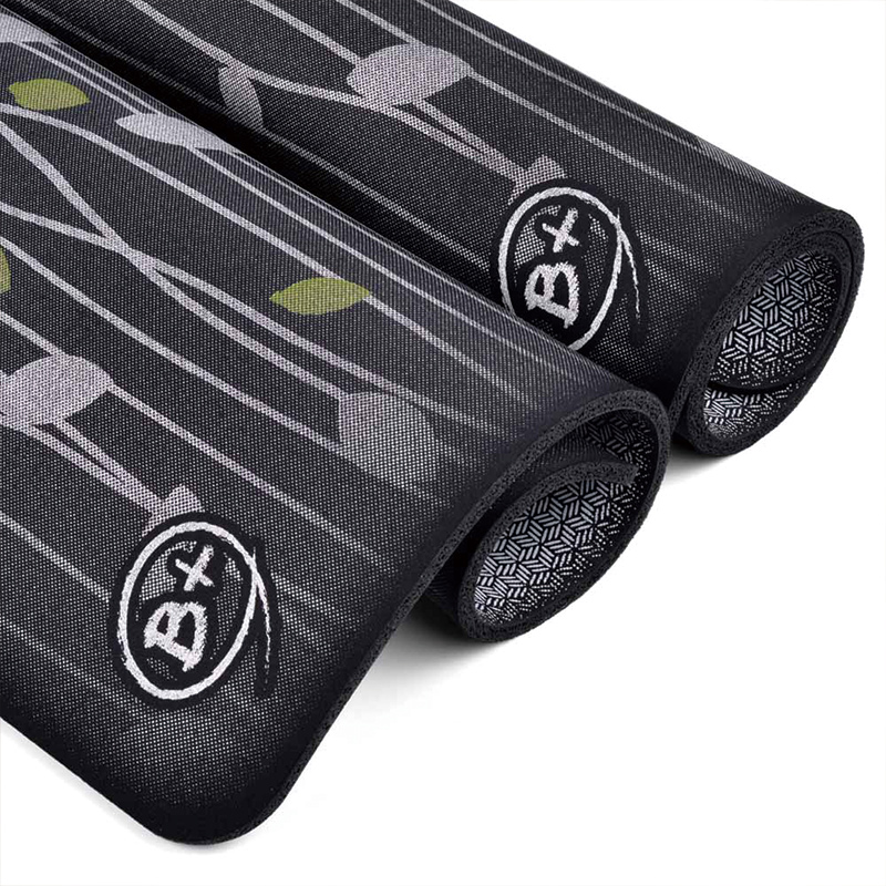 【Monster】 B+ Soft Diatomaceous Earth Absorbent Mat – Twin Leaf (45x40cm) – Green & Silver, , large