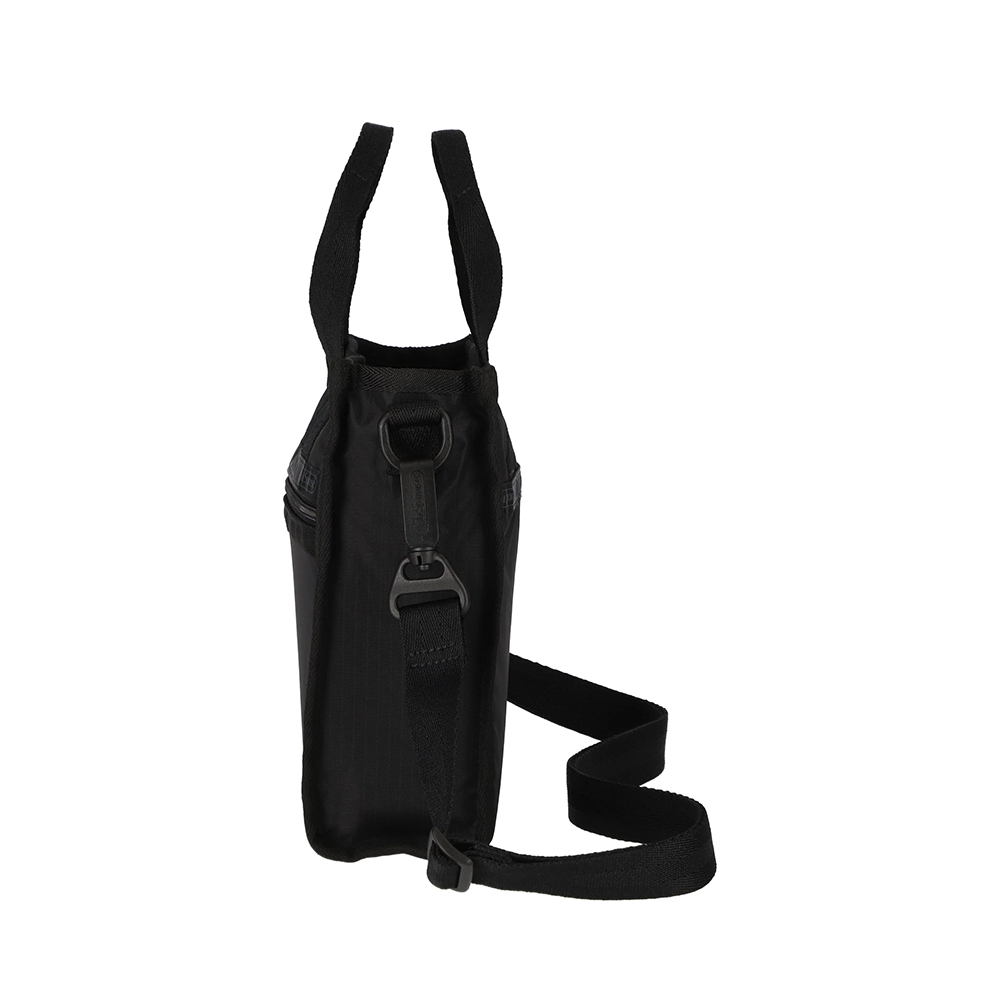 Lesportsac 迷你方型托特包 通勤隨身包 肩背手提袋 手機包 送禮 禮物 女包 男包 情人節禮物(永恆黑)L252-3714PB-R086, , large