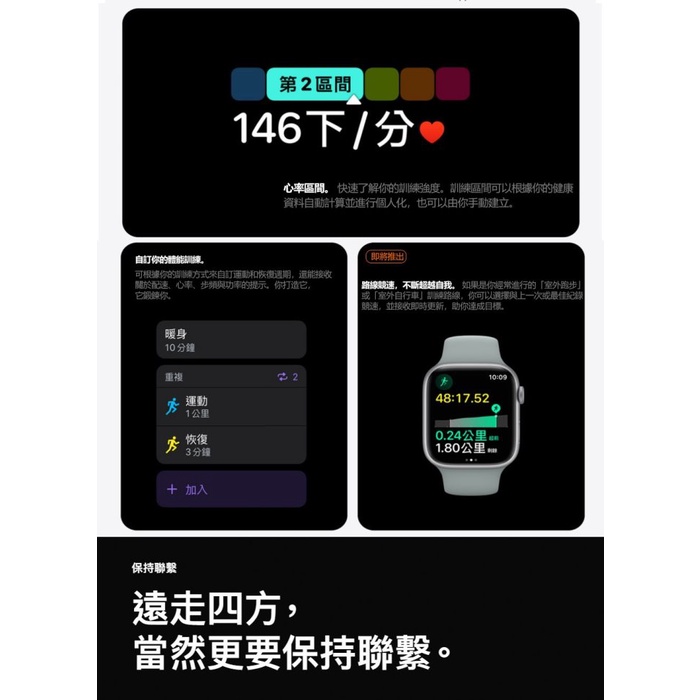 Apple Watch S8 GPS ; 45mm 午夜色鋁金屬錶殼搭配午夜色運動型錶帶 _ 台灣公司貨 + 贈, , large