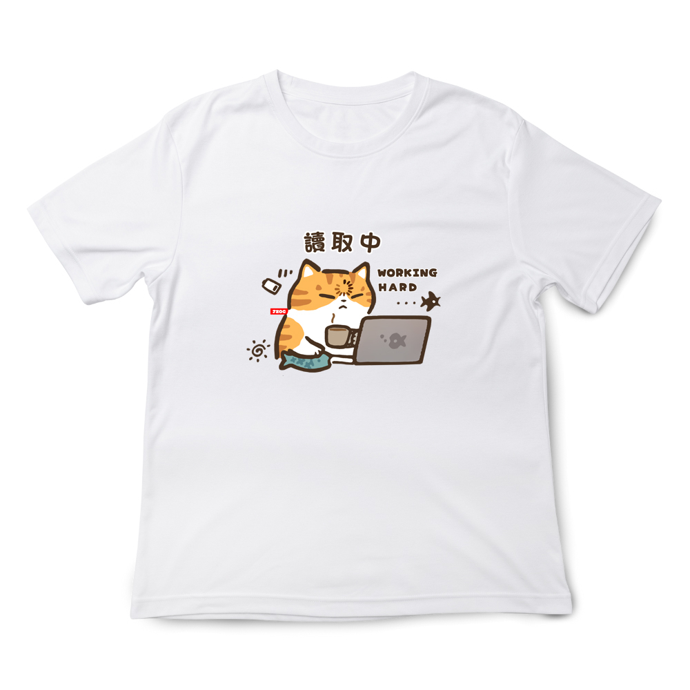JZ TEE Orange Cat - Loading Graphic Tee