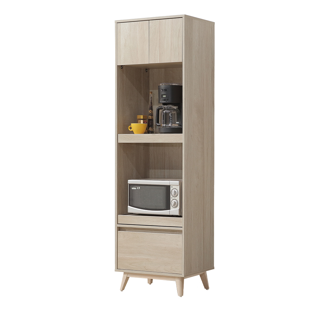 【唯熙傢俱】曼蒂橡木色2尺電器櫃