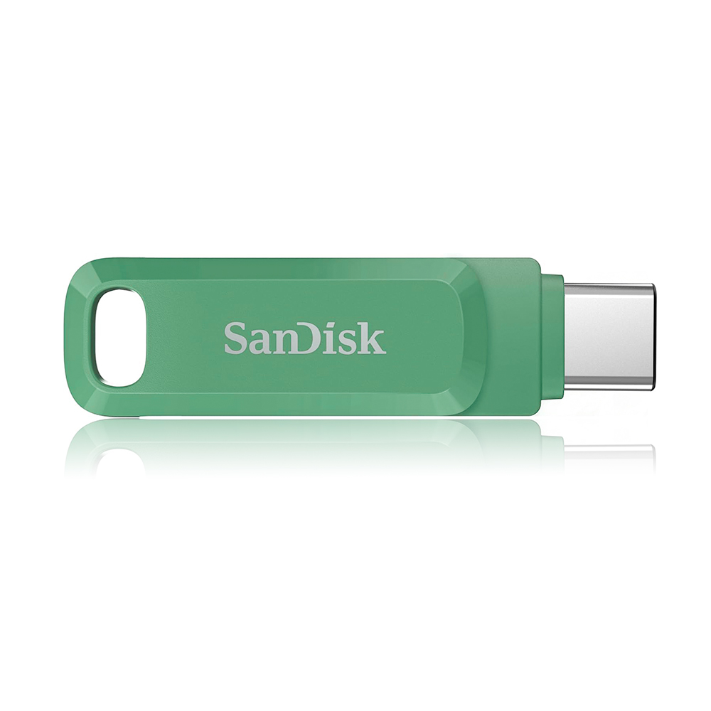 【SanDisk】Ultra GO 2TB 草本綠 TYPE-C USB 3.2 雙用 OTG 旋轉隨身碟 讀取速度 400MB/s, , large