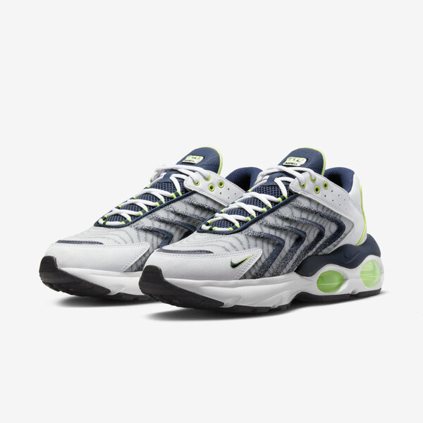 Nike Air Max TW 男 休閒鞋 運動 慢跑 氣墊 透氣 復古 放射線條 白 深藍 [DQ3984-101], , large