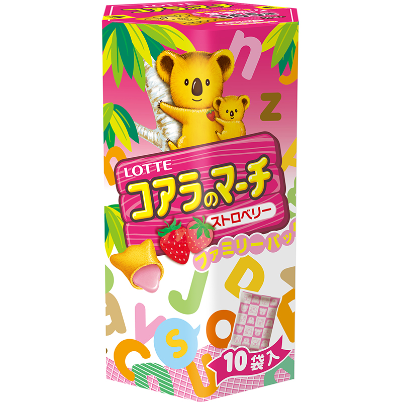 樂天小熊餅乾家庭號--草莓風味, , large