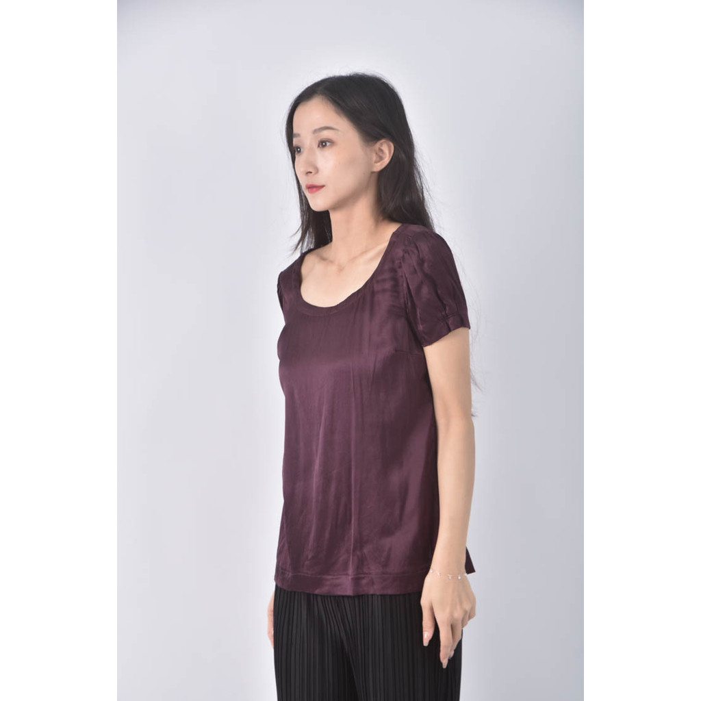 (S) 紫色短袖上衣二手衣, , large