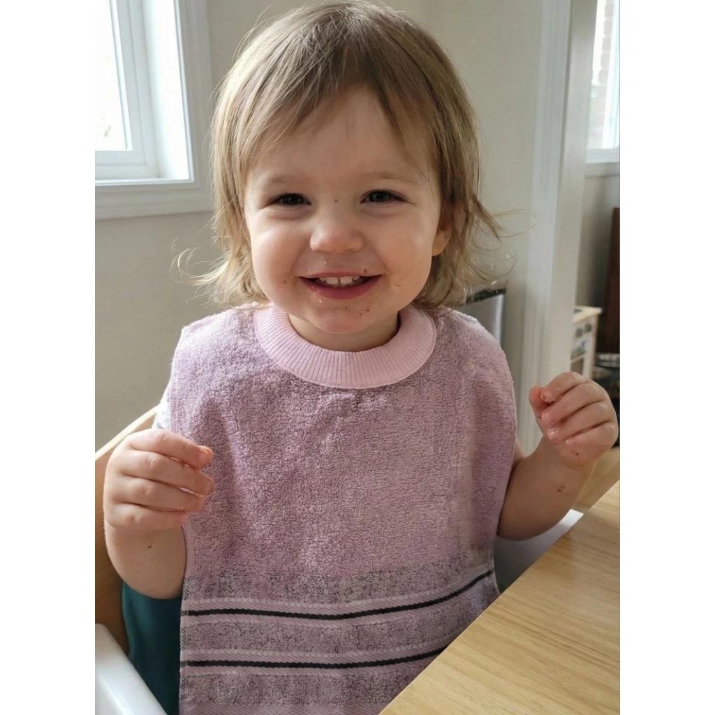 凱美棉業 | 3入組 隨機出色 MIT台灣製 親膚棉柔 純棉吸水兒童圍兜 歐色條紋款, , large