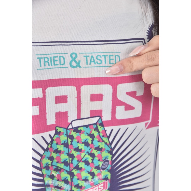 (M) puma質感飲料白色短袖上衣二手衣, , large