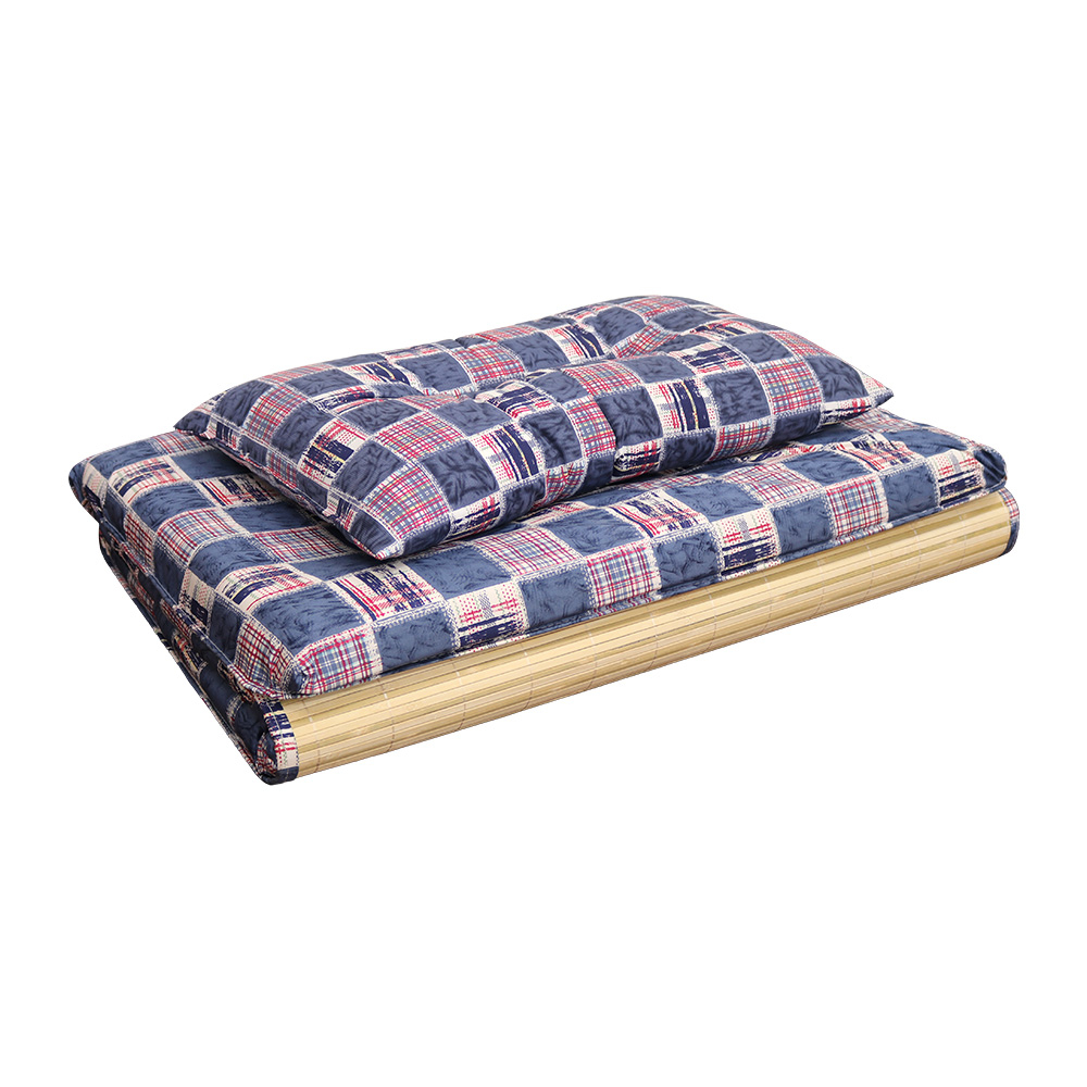Denim Blue Bamboo Single Breathable Mattress, , large