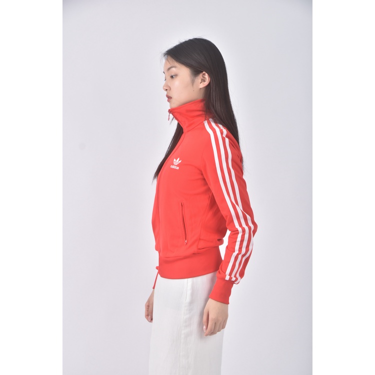 (S) adidas運動質感高領紅色外套二手衣, , large