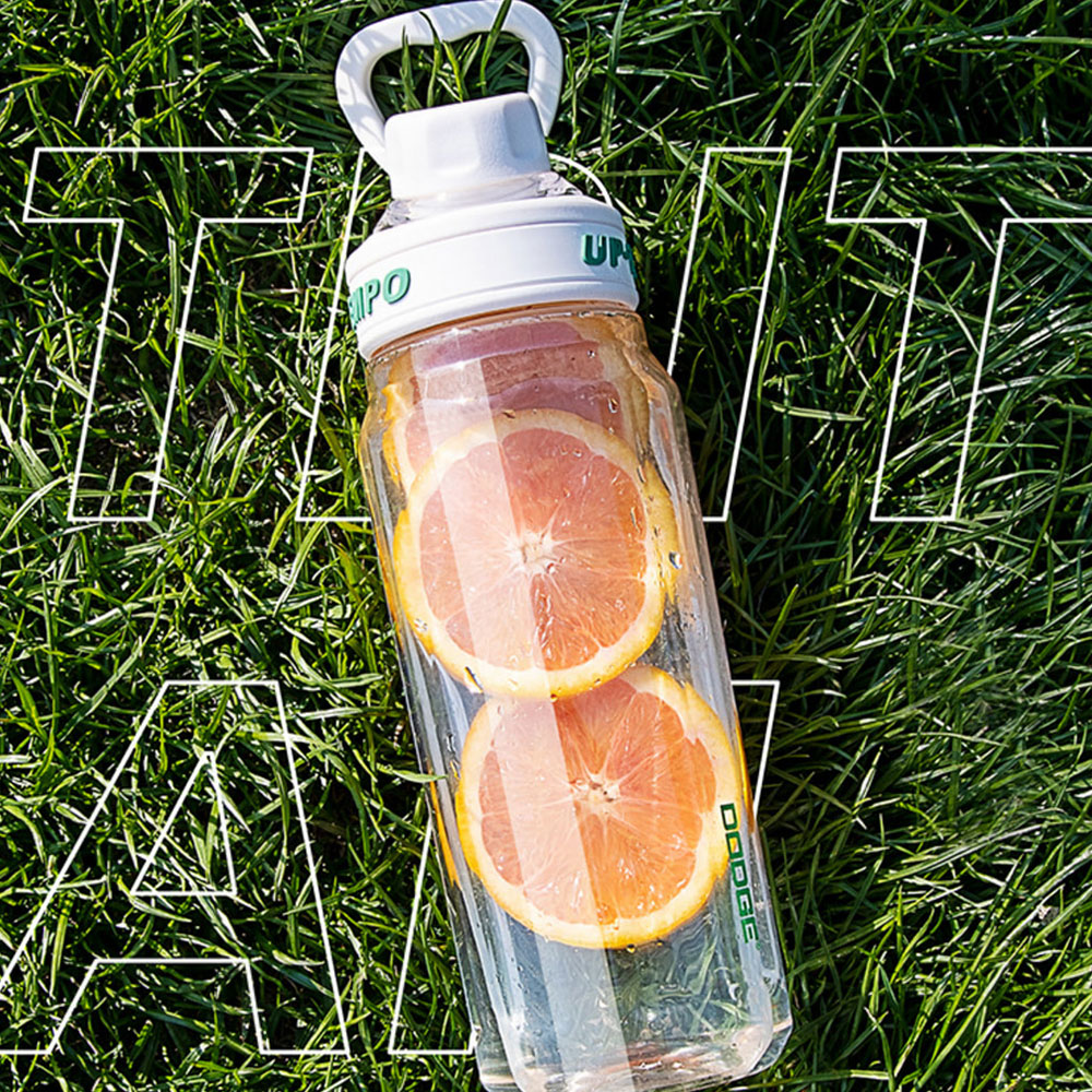 【H&R安室家】Dodge 道奇Tritan扭蓋刻度水壺 運動水壺860ml(H01), , large